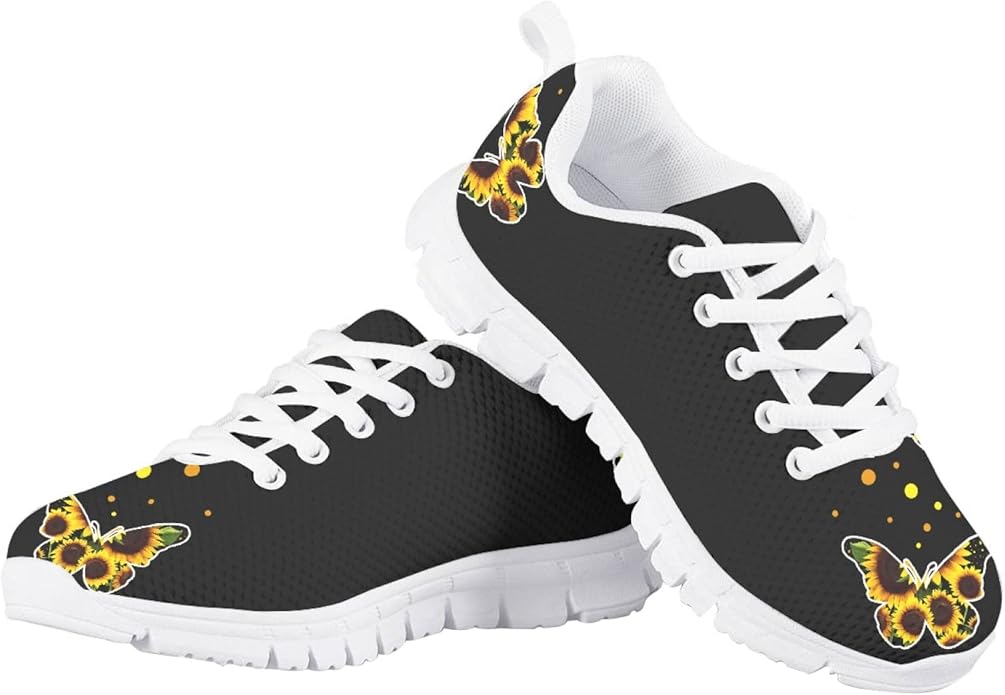 MARSVOVO First Shoes for Walking Boy Girl Athletic Lightweight Flexible Lace-up Breathable Running Shoes Casual Classic Comfortable Non Slip Play Sport Learning to Walk Toddler Girl Sneakers