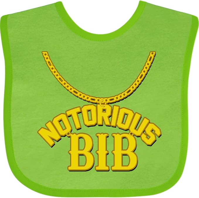 inktastic Notorious Bib Baby Bib