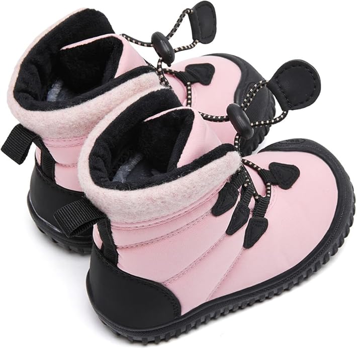 BMCiTYBM Toddler Baby Winter Snow Boots Boy Girl Faux Fur Warm Non Slip First Walking Infant Shoes