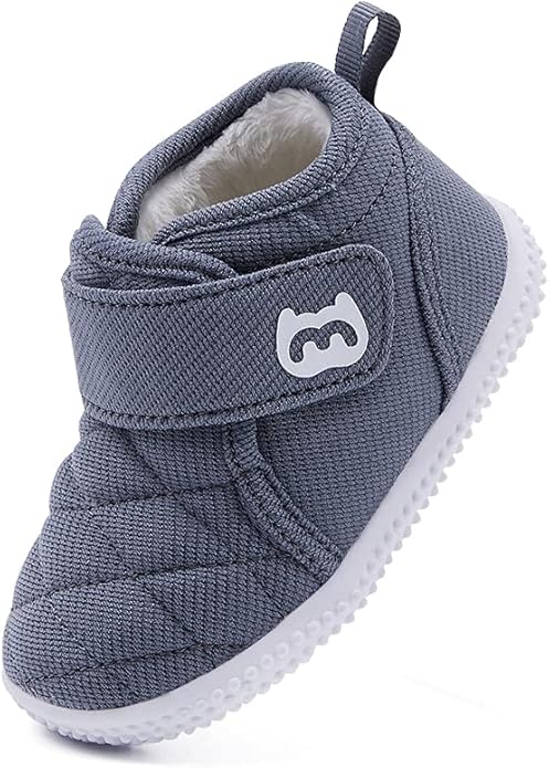 BMCiTYBM Toddler Baby Winter Snow Boots Boy Girl Faux Fur Warm Non Slip First Walking Infant Shoes