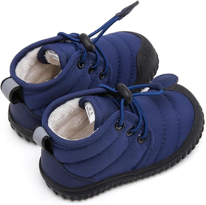 BMCiTYBM Toddler Baby Winter Snow Boots Boy Girl Faux Fur Warm Non Slip First Walking Infant Shoes