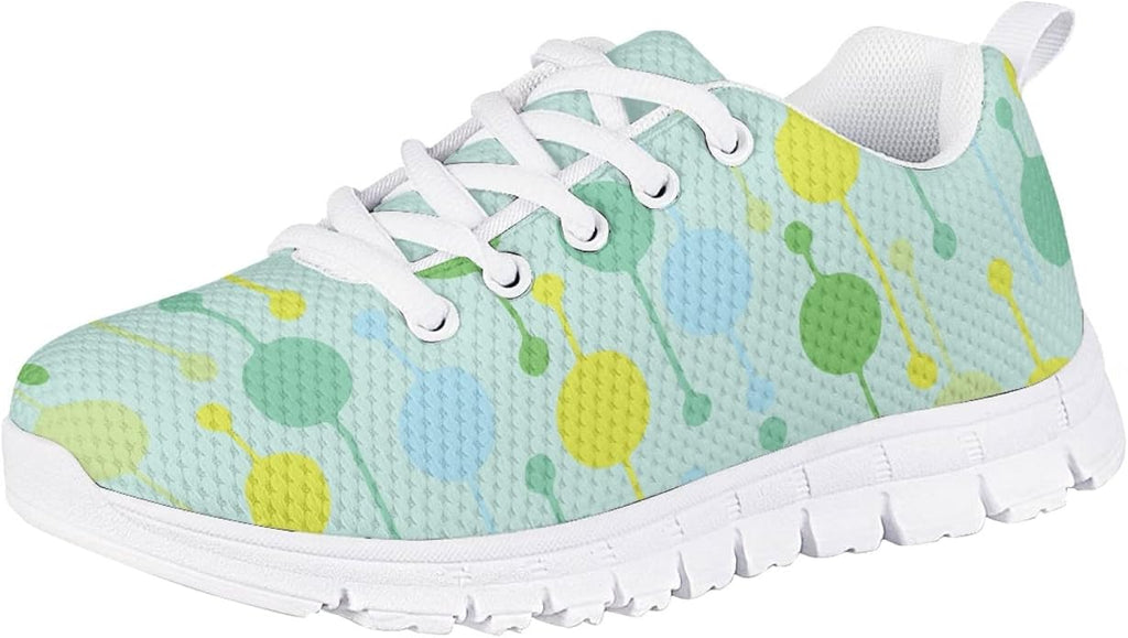 MARSVOVO First Shoes for Walking Boy Girl Athletic Lightweight Flexible Lace-up Breathable Running Shoes Casual Classic Comfortable Non Slip Play Sport Learning to Walk Toddler Girl Sneakers