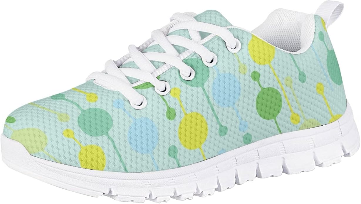 MARSVOVO First Shoes for Walking Boy Girl Athletic Lightweight Flexible Lace-up Breathable Running Shoes Casual Classic Comfortable Non Slip Play Sport Learning to Walk Toddler Girl Sneakers
