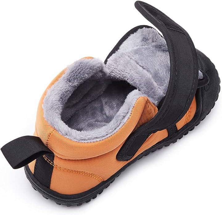 BMCiTYBM Toddler Baby Snow Boots Winter Shoes Boys Girls Cold Weather Baby Faux Fur Shoes