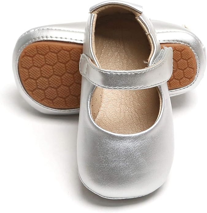 Soft Sole Baby Shoes - Infant Baby Walking Shoes Moccasins Rubber Sole Crib Shoes