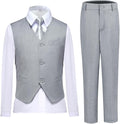 Boys Vest Set Formal Dress Suits Wedding Outfit Dresswear