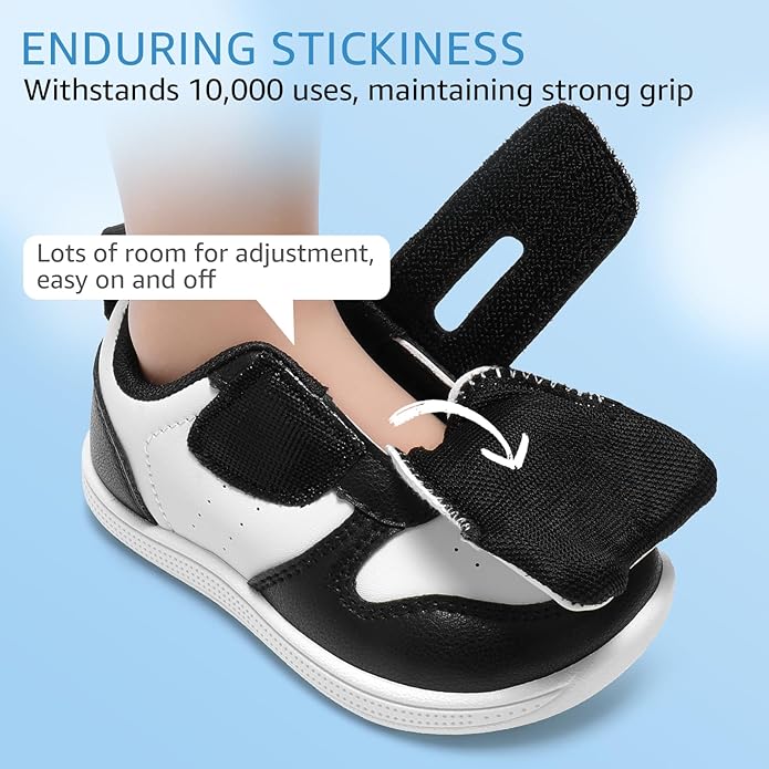 Toddler Wide Toe Box Barefoot Shoes Boys Girls Sneakers Zero Drop Kid Tennis Running Shoes Lightweight Non-Slip Comfortable Leather First Walking Shoe Outdoor Activities School