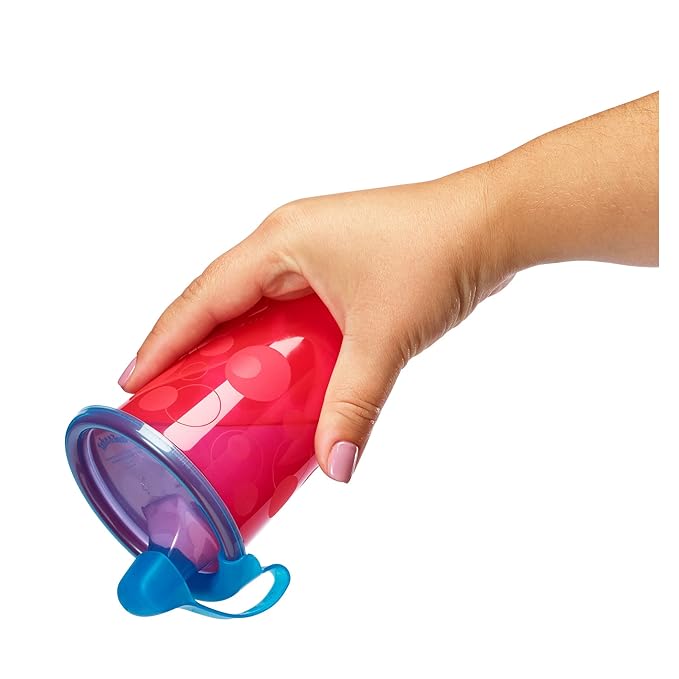 Take & Toss Toddler Sippy Cups - Multicolored Toddler Cups with Lids - Toddler Sippy Cups and Party Supplies - Baby Feeding Essentials - 10 Oz - 4 Count