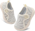 FEETCITY Baby Shoes Boys Girls First Walking Shoes Infant Sneakers Lightweight Slip On Shoe