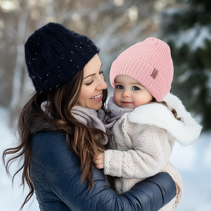 Bebila Baby Beanie Toddler Infant Winter Hats Knit Warm Caps for Boys Girls