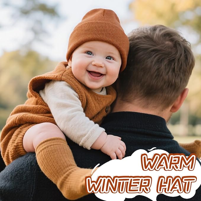 ZOORON Toddler Beanie Baby Beanies for Boys Girls Kids Winter Hats Children Knit Warm Caps 0-12years