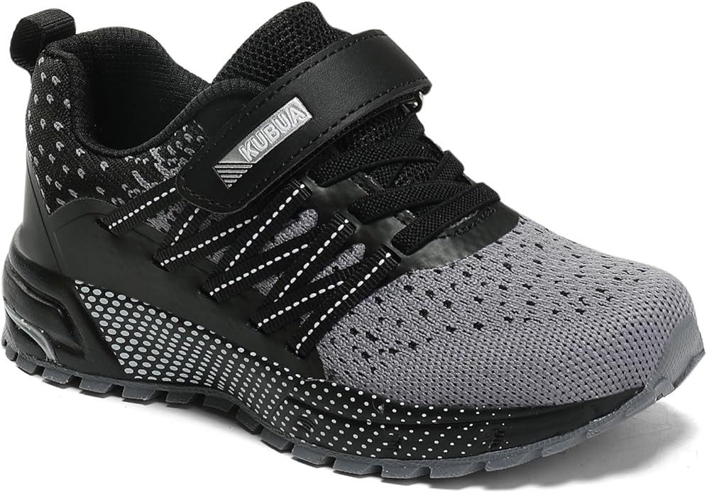 KUBUA Kids Sneakers for Boys Girls Running Tennis Shoes Lightweight Breathable Sport Athletic