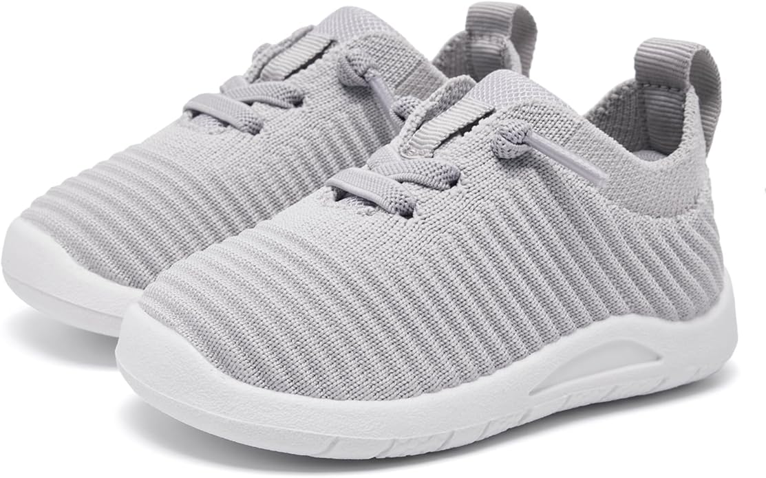 MORENDL Toddler Shoes Baby Walking Sock Shoes Infant Sneakers 0-4 Years Boy Girl Barefoot Tennis Shoe Non-Slip Brethable