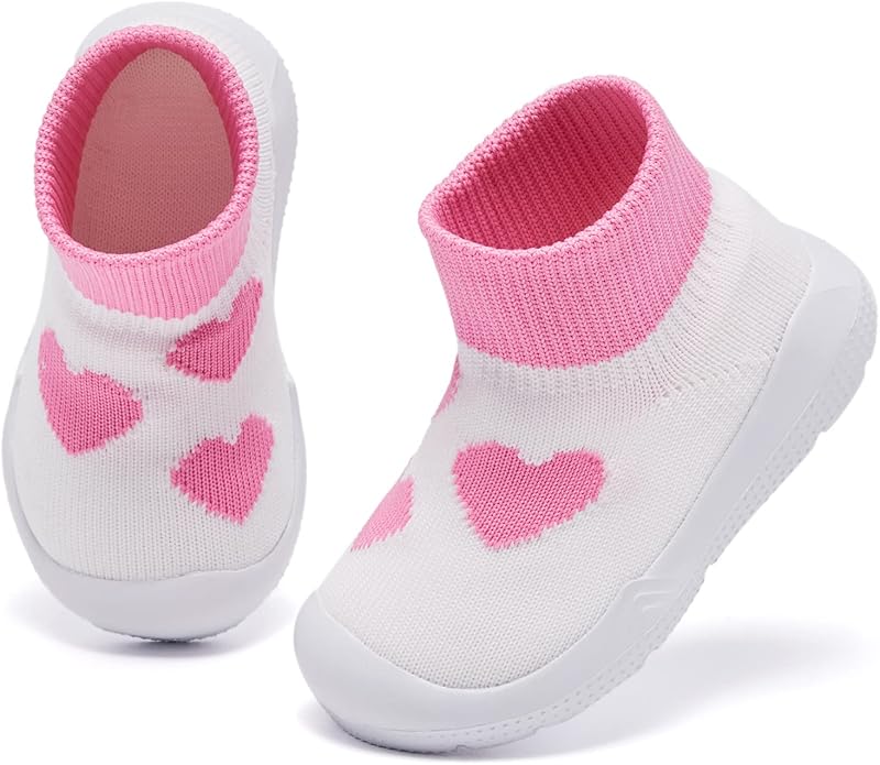 MORENDL Toddler Sock Shoes Baby Walking Shoes Infant Slippers Boys & Girls Non-Slip Sneakers
