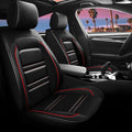 Seat Cover for Chevy Traverse 2009-2025 | Car Seat Covers Front Seats, Waterproof Seat Protectors, Automotive Front Seat Covers (Front Seat, Black&Red Line)