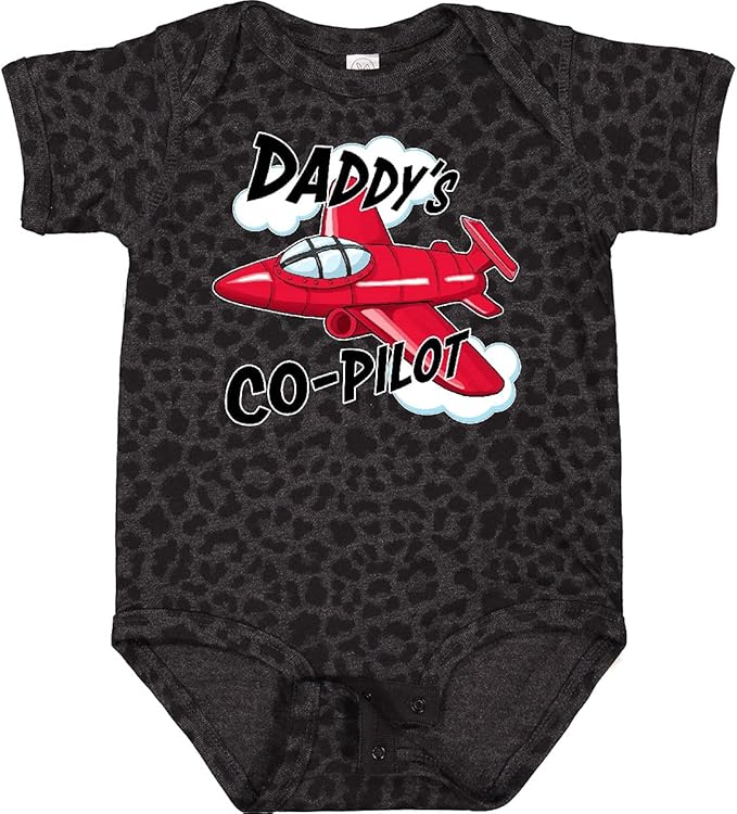 inktastic Daddys Co-Pilot for Fathers Day Baby Bodysuit