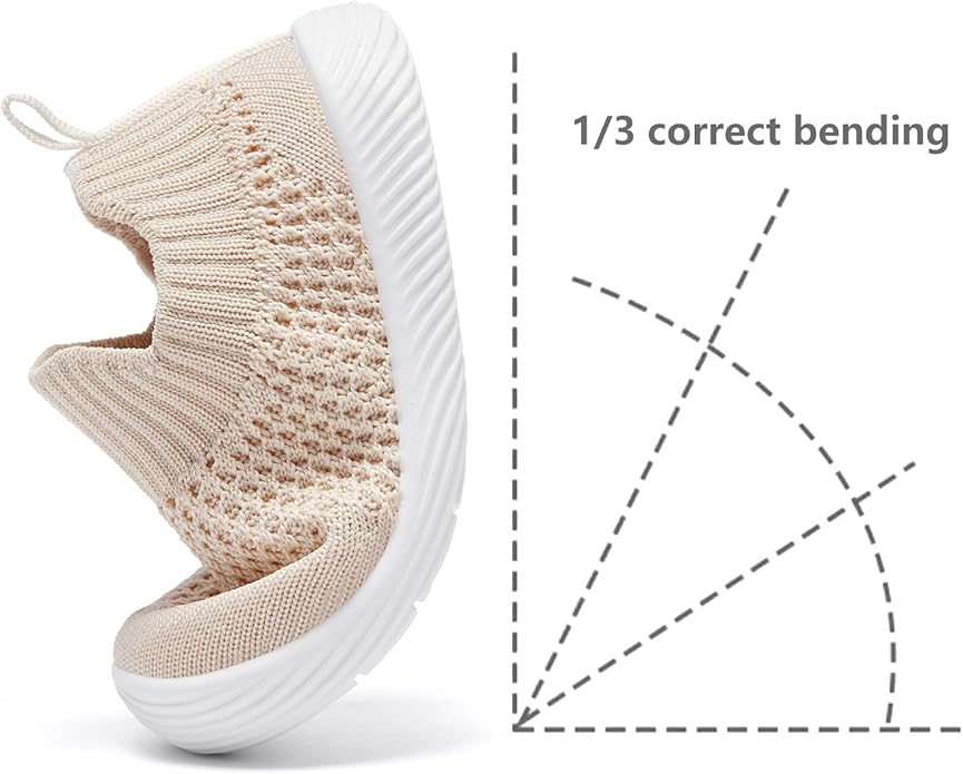 MORENDL Baby Toddler Walking Socks Non-Slip Breathable Unisex Casual Sneakers