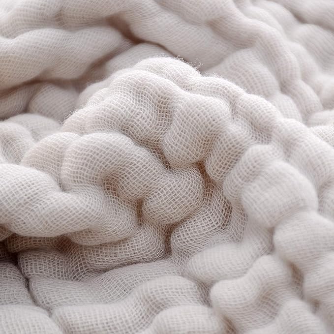 MUKIN Baby Washcloths - Natural Cotton Baby Wipes - Soft Newborn Face Towel for Sensitive Skin - 10 Pack, 12x12 inches