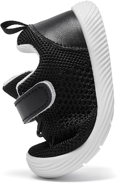 MORENDL Toddler Sneakers Baby Boys & Girls Barefoot Shoes Lightweight Breathable Walking Running Tennis Athletic Sport Shoes