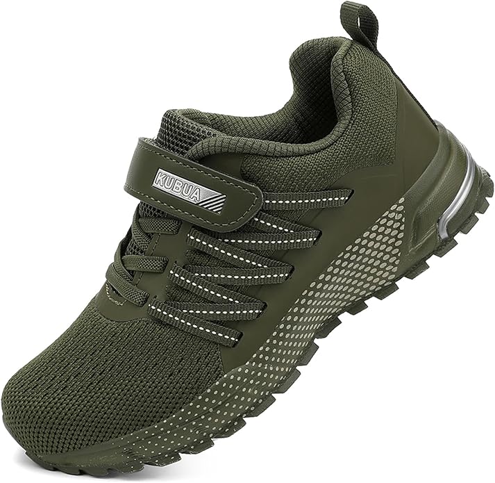 KUBUA Kids Sneakers for Boys Girls Running Tennis Shoes Lightweight Breathable Sport Athletic