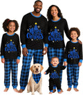 Awoscut Christmas Family Matching Pajamas Christmas Pjs Holiday Nightwear Sleepwear Sets Long Sleeve Pjs