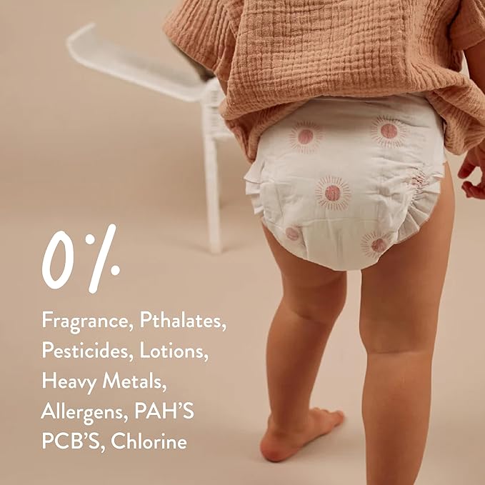 Joonya Baby Diapers, Size 1 XS (4-9 lb) - 6 Bags of 32 (192) - New Range - NonToxic, Eco-Friendly, Ultra Slim, Overnight Use - Made in Denmark