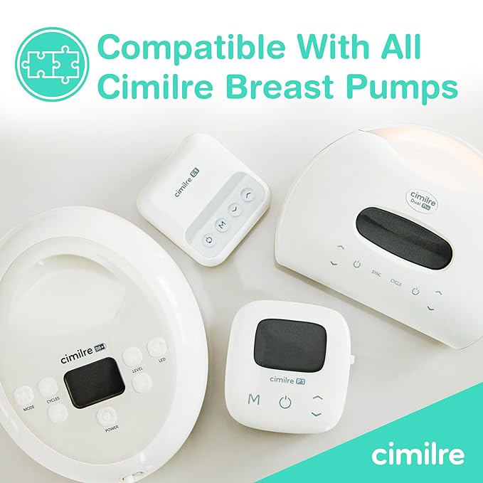Cimilre 21MM Breast Milk Collection Kit, Double Pumping Breast Milk Collector Kit to Store Breast Milk, Includes Breast Shields, Valves, Backflow Protectors & Bottles