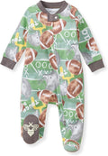 Burt’s Bees Baby Boys' One-Piece Sleep and Play 100% Organic Cotton PJs
