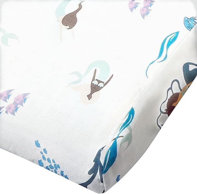 Nest Designs Toddler Pillow with Bamboo Viscose Pillowcase - Splish Splash, Small