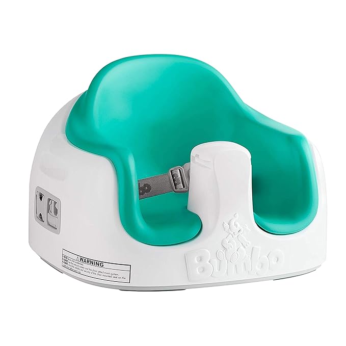 Bumbo 3-in-1 Multi-Seat for 6 to 36 Months, Travel Baby Feeding & Play Floor Seat, All-in-One Portable Booster with Tray & Toddler High Chair, Aqua