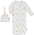 Magnetic Me Modal Newborn Sleeper Gown & Hat Set | Silky Soft Modal Fabric Sleep Sack