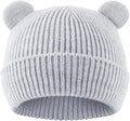 Bear Baby Beanie Knitted Baby Winter Hat Infant Toddler Boys Girls Beanie with Cotton Lining