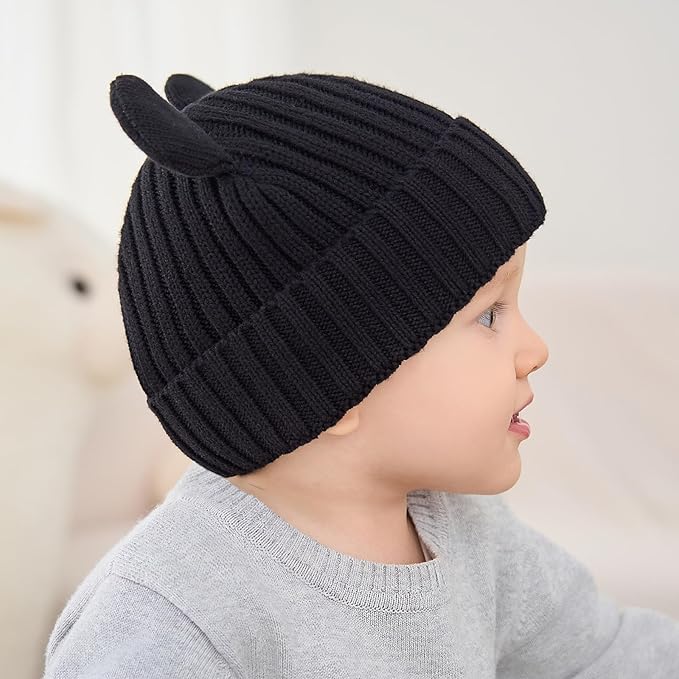 Toddler Boy Winter Beanie Baby Knit Hat Warm Girl Beanies Newborn Cute Hats for Kids