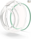 Elvie Stride 5 oz Breast Pump Cups - Dishwasher Safe, Food Grade Silicone, BPA Free - Accessories for Breastmilk Storage & Pumps - 2 Pack