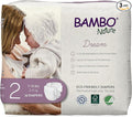 Bambo Nature Hypoallergenic Dream Baby Diapers, Premium Eco-Labeled Sustainable Diapers, Enhanced Leakage Protection, Totally Chlorine-free, Skin Friendly, and Super Absorbent - Size 2 (96 Count)