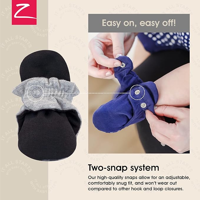 Zutano Organic Baby Booties Newborn Infant, Lost Baby Socks Solution, Unisex, Girl, Boy, 0-3, 3-6, 6-12, 12-18, 18-24 Months
