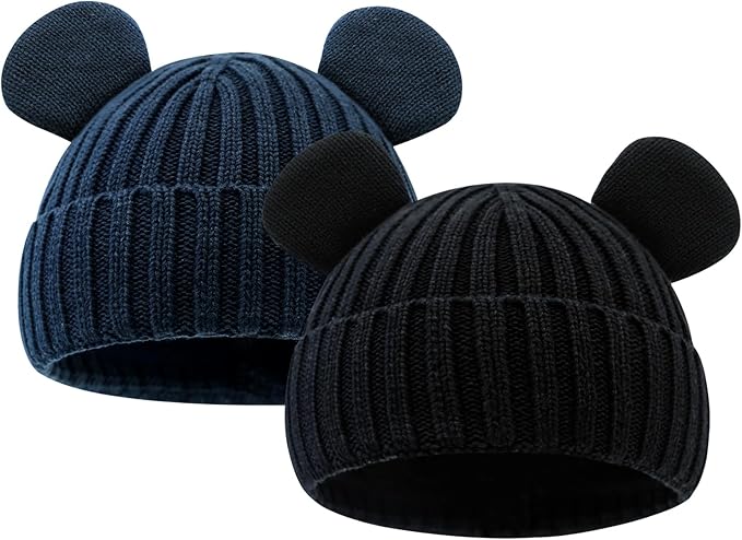 Toddler Boy Winter Beanie Baby Knit Hat Warm Girl Beanies Newborn Cute Hats for Kids