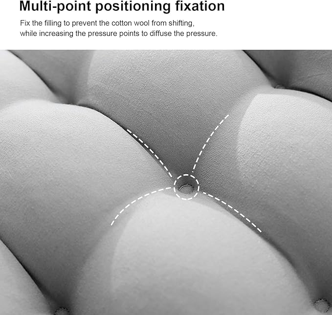 ERWUDEling Outdoor Chaise Lounge Chair Cushion 67 x 19 Inch - 4" Thick Waterproof Zero Gravity Pad Non-Slip 7D PP Cotton with 8 Ties, Machine Washable for Patio/Home/Office (Gray)