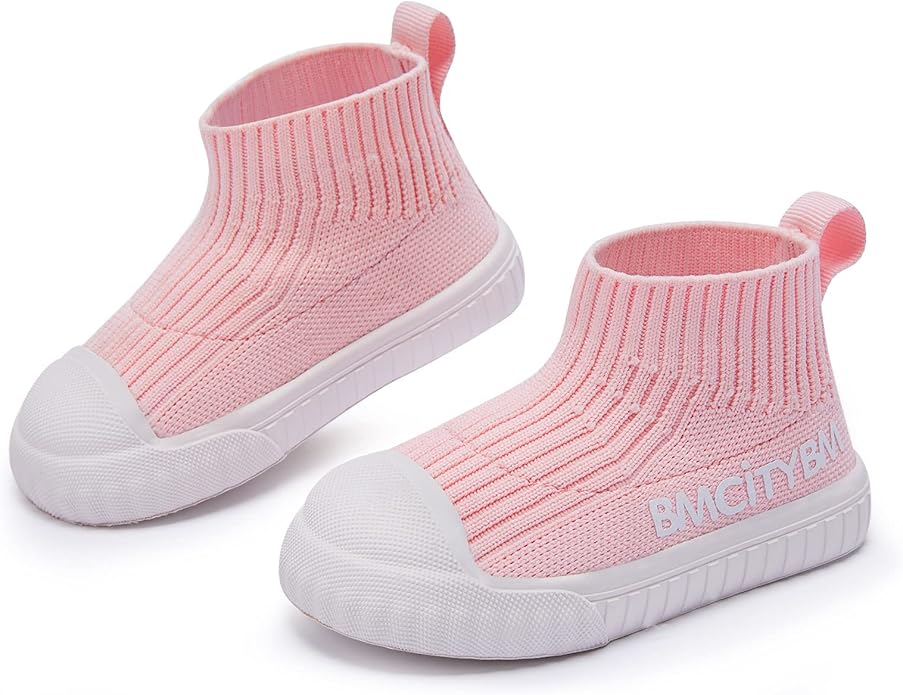 BMCiTYBM Baby Sneakers Girls Boys Lightweight Breathable Mesh First Walkers Shoes 6-24 Months