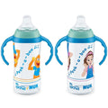 NUK Learner Cup, Ms. Rachel, 10 oz, 8+ Months, 2 Pack – Soft Spout, Easy-Grip Handles, BPA Free, Spill Proof Transition Sippy Cup