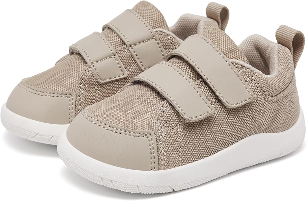 MORENDL Wide Toe Box Shoes Toddler Barefoot Shoes Baby Walking Shoe Boy Girl Non-Slip Zero Drop Minimalist Sneakers Comfort Tennis Outdoor Activities