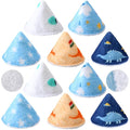 Suhine 10 Pcs Baby Boy Pee Shield Diaper Changing Accessory Reusable Pee Covers Baby Boy Cap for Newborn Boys(Classic (without Lanyard))
