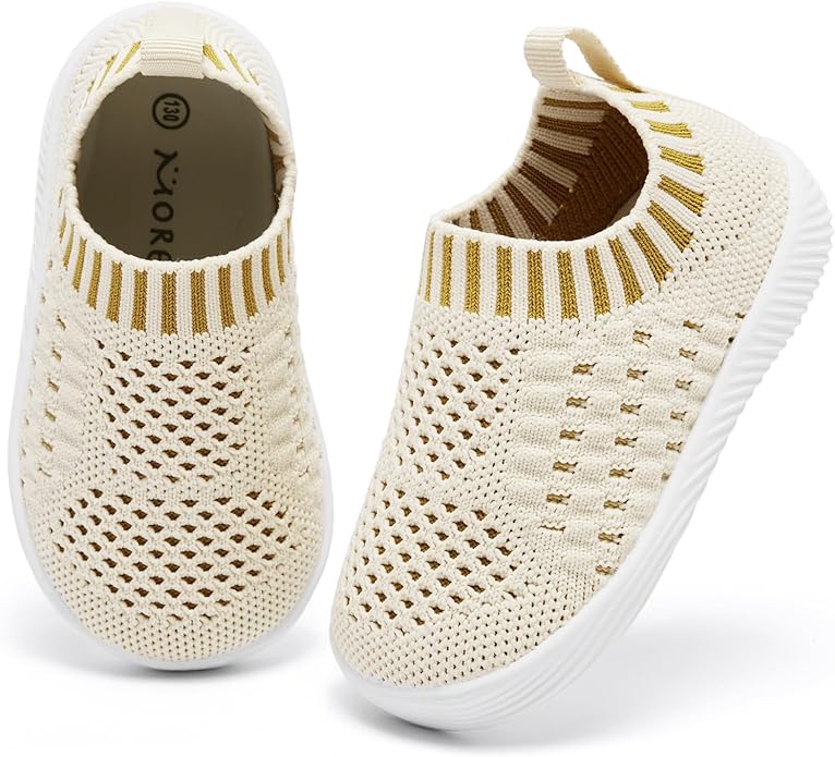 MORENDL Baby Toddler Walking Socks Non-Slip Breathable Unisex Casual Sneakers