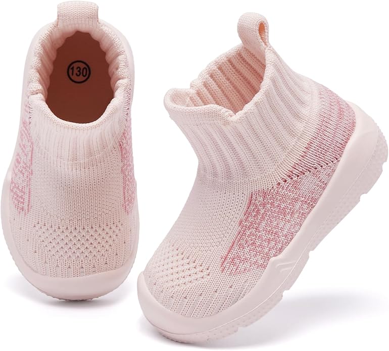 MORENDL Toddler Sock Shoes Baby Walking Shoes Infant Slippers Boys & Girls Non-Slip Sneakers