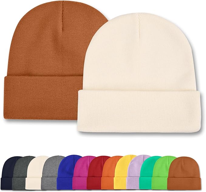 ZOORON Toddler Beanie Baby Beanies for Boys Girls Kids Winter Hats Children Knit Warm Caps 0-12years
