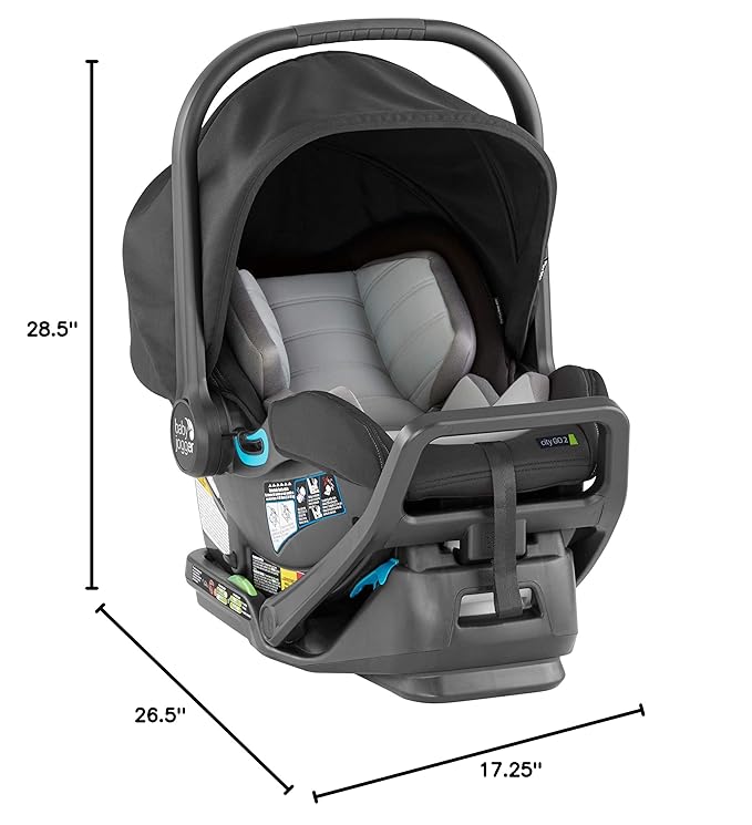 Baby Jogger City GO 2 Infant Car Seat Slate