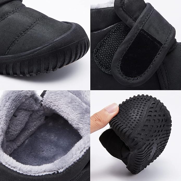 BMCiTYBM Toddler Baby Snow Boots Winter Shoes Boys Girls Cold Weather Baby Faux Fur Shoes