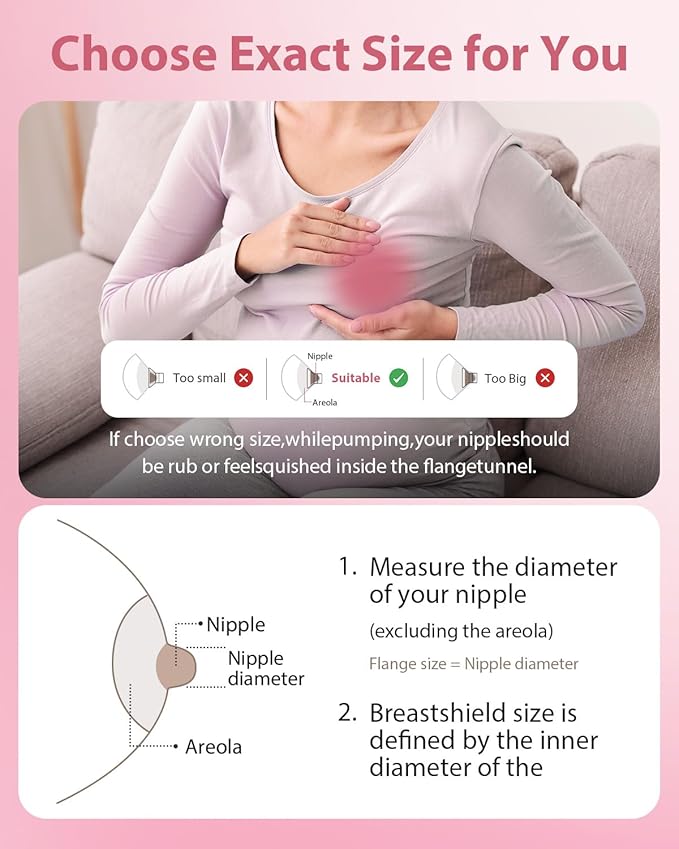 Breast Pump Parts Compatible with Spectra S1/S2/9 Plus, Not Original Accessories, Full Set Replacements Include 26mm Flanges, Valves, Backflow Protectors (Duckbills Included), Tubings and Bottles