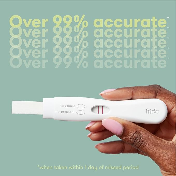 Frida Fertility Early Detection Pregnancy Tests | Easy at Home Pregnancy Tests, Over 99.9% Accurate HCG Test Strips, Early Results, Quick + Easy to Use | 2 Count