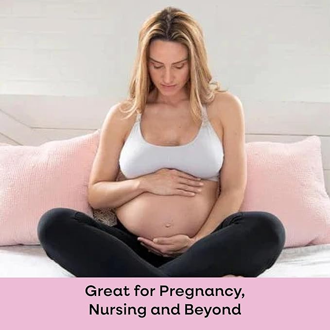 Bamboobies Maternity Nursing Bra for Breastfeeding - Underwire-Free Essential for Nursing